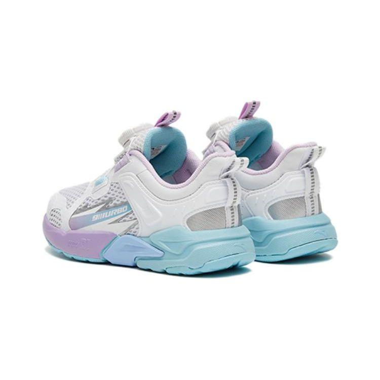 Anta Comfortable Daily Non-Slip Low-Top Kids Running Shoes Kids sneaker Light-Pink Purple 322219961A-1