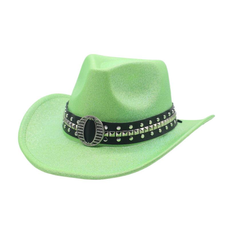 Autumn and winter new European and American style men's western cowboy hat British jazz top hat hat
