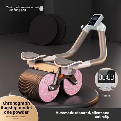 Elbow Support Plank Ab Wheel Automatic Rebound Abdominal Muscle Wheel Fat Burning Belly Slimming Tool Home Fitness Equipment
