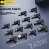 15 In 1 Laptop Power Adapter 5.5x2.5mm Female to 7.4x0.6 7.9x0.9 6.3x3.0 6.0x1.4 6.0x0.6 5.5x2.1 5.5x1.7mm For Gaming