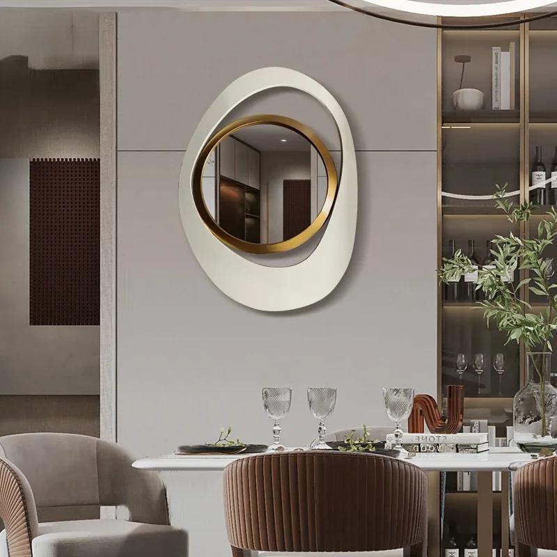 Macrame Mirror House Decoration Wall Hanging Decor Mirror Luxury Living Room Wall Decoration Room Decor Aesthetic