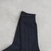 Monfoot Socken mit vertikalem Muster Marineblau