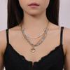 Holiday Ocean Necklace Beaded Color Light Luxury Original Stacked Small Flower Pendant Collarbone Chain Does Not Fade