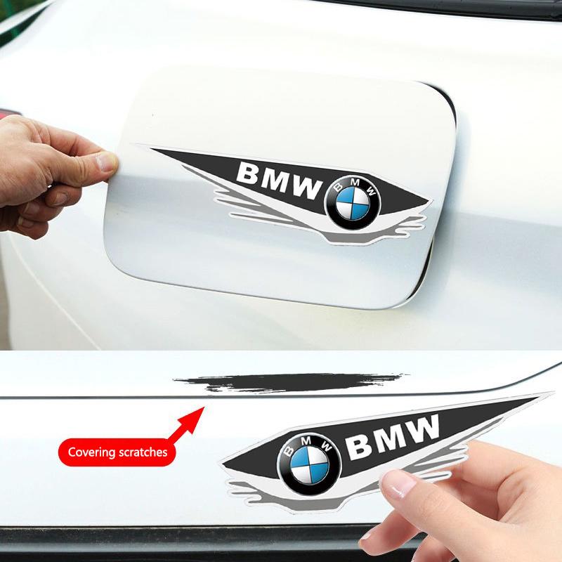 4Pcs Car Bumper Scratch Stickers Door Scratch Decorative For BMW M E46 E36 E34 F10 E90 F30 E60 F30 E53 E30 E92 E87 Accessories Djsc34