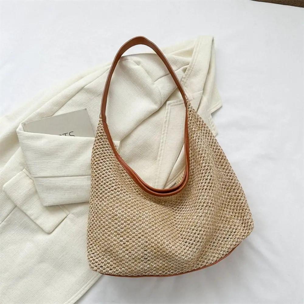 Fashion Women Summer Bohemian Straw Bag Woven Beach Crossbody Bag Shoulder Messenger Bag Girls Handbags Straw Bag Gifts