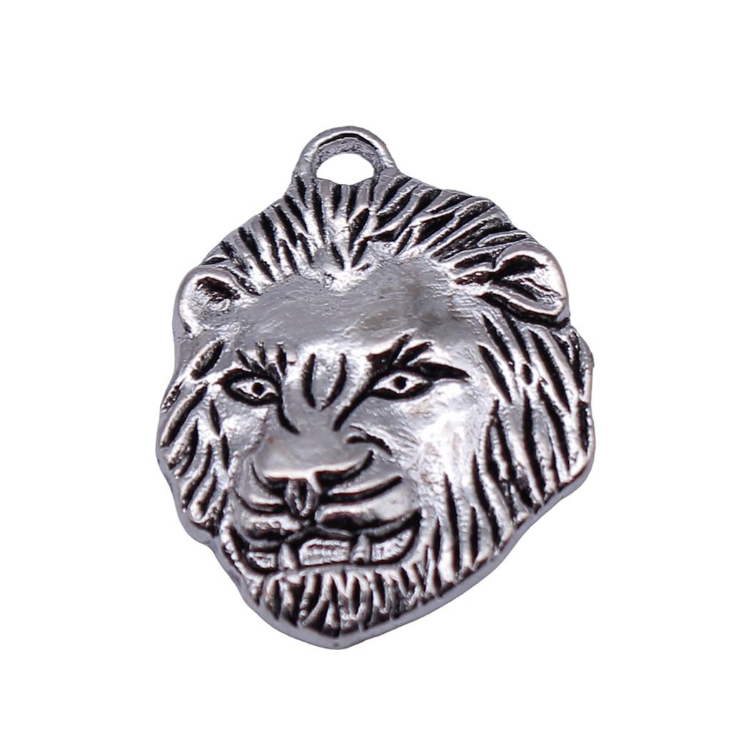 Retro Leopard Charms Metal Animal Pendants For Jewelry Making Handmade Supplies