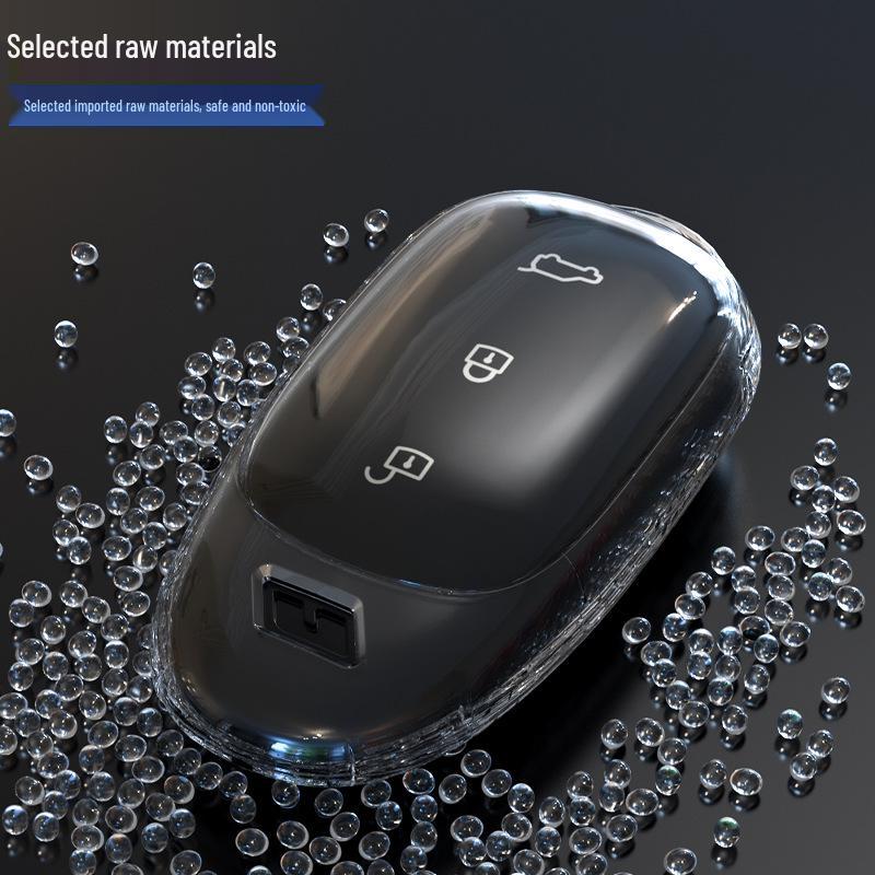 Smart Key Full Coverage TPU Transparent Protective Car Key Shell