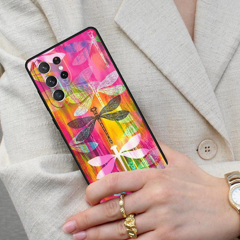 Dragonfly SOFT Cell Phone Case for Samsung Galaxy S26 Ultra S25 S24 S23 S22 S21 S20 Note10 Cover