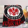 1pz Coperta in Flanella con Nome Personalizzato e Motivo Eintracht Frankfurt Adatta a Tutte le Stagioni per Arredamento Casa Calore e Comfort Regali Regalo per le Feste_xia