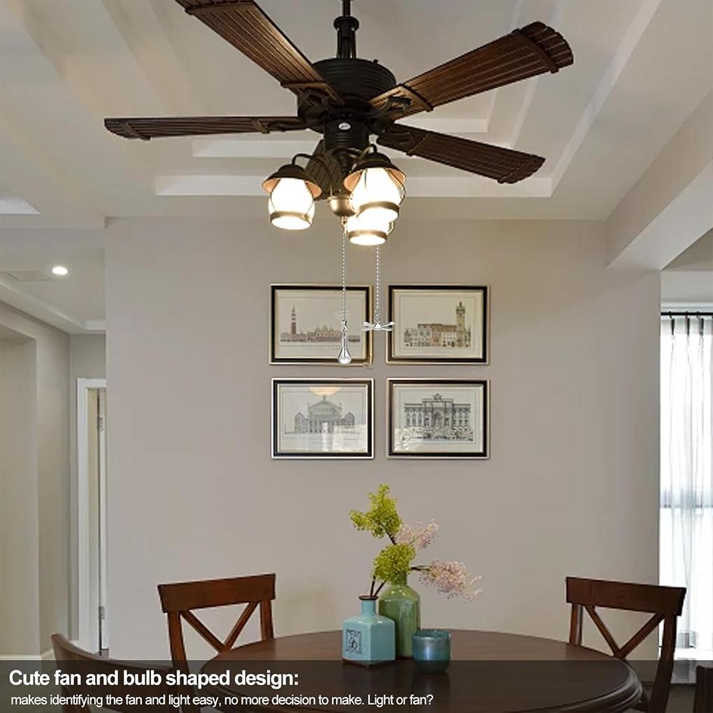 Metal Ceiling Fan Zipper For Easy Installation And Durable Ceiling Fan Chain Extenders Pull Chain