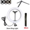12inch RGB Led Ring Light With 0.5/1.6 Tripod Colorful 33/26cm Photographic Selfie Lighting For Youtube Live With Remote Control