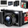 4K Ultra HD Digital Camera with 48MP & Flip Screen - Model R101
