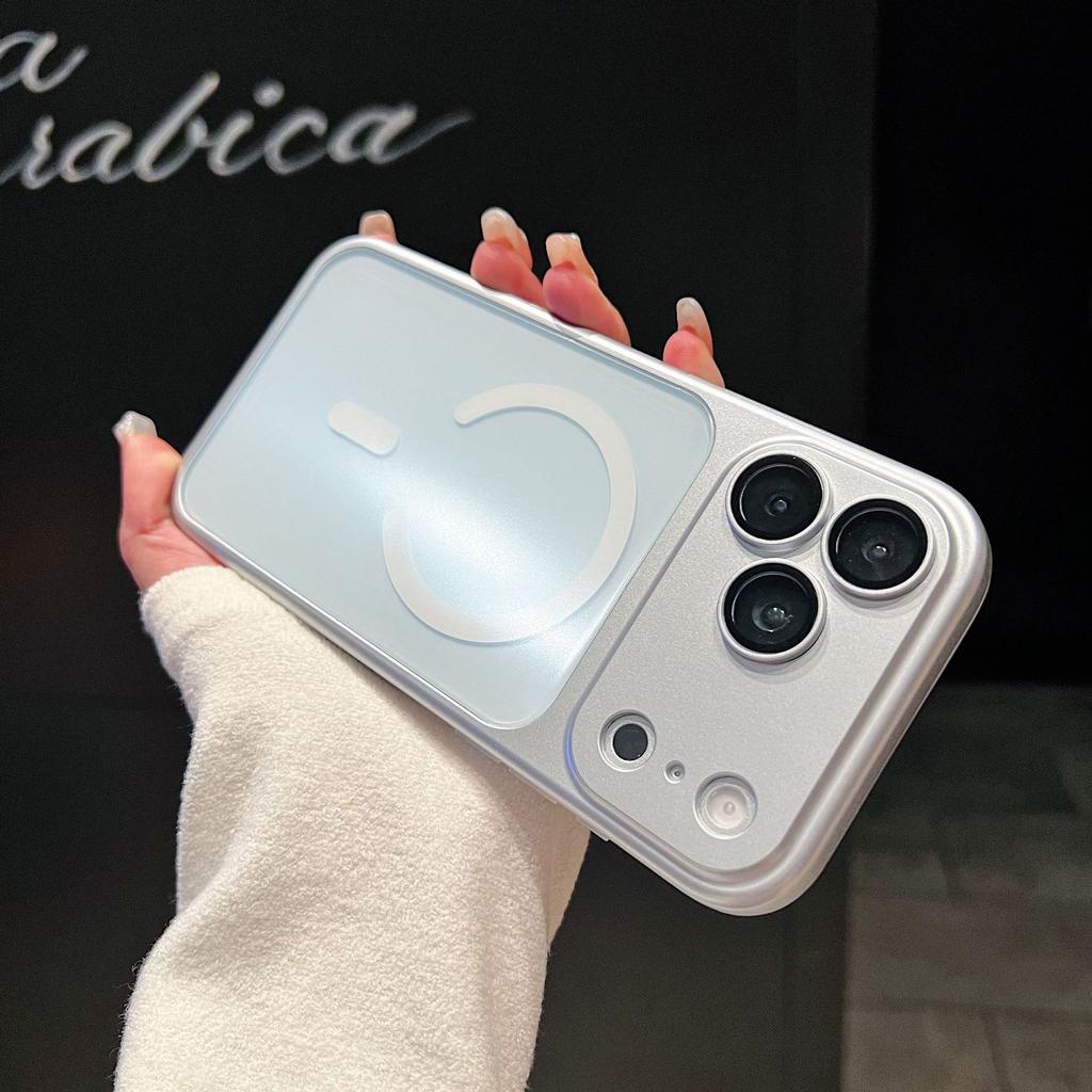 2-in-1 magnetic attraction is suitable for Apple 17promax mobile phone case electroplating colorful Apple 16 anti-drop 15 protective hard case