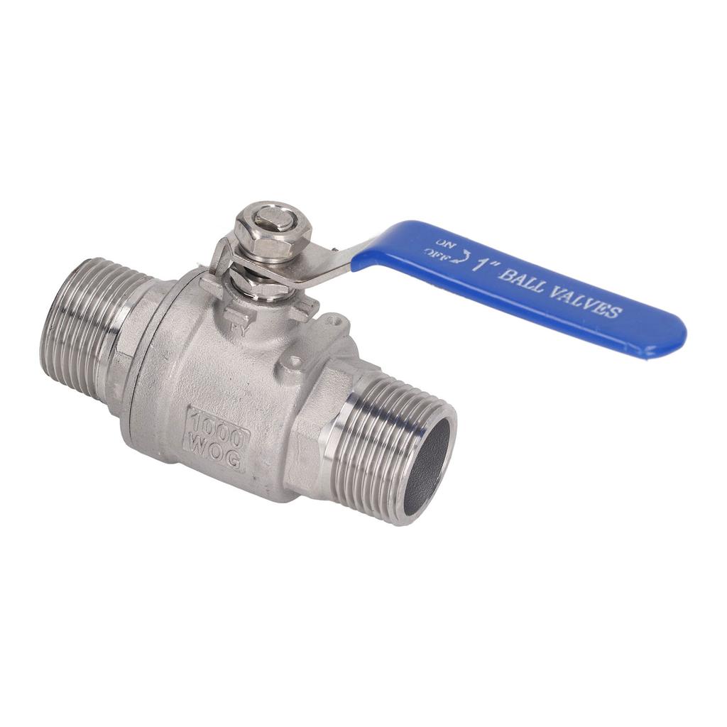 Kugelhahn Außengewinde 1 Zoll Edelstahl Gute Abdichtung NPT Kugelhahn für Wasser Öl Gas