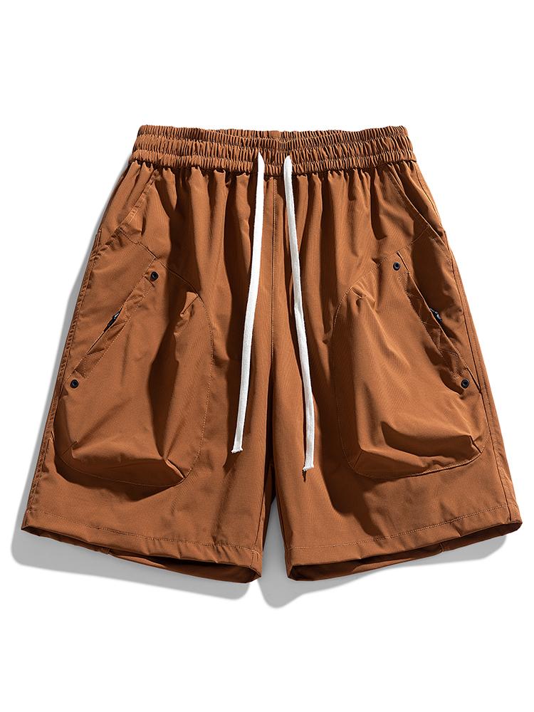 Men's Casual Shorts, Ice Silk Outdoor Workwear Shorts, Men's Quick Drying Shorts, Loose Sports Pants