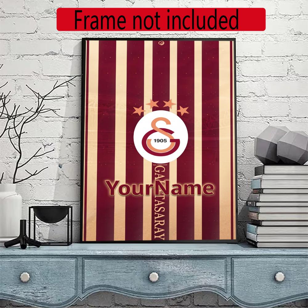 Galatasaray Customize Text Diamond Painting Round Diamond Mosaic Suitable For Beginners Diamond Painting Rhinestones Gift Frameless
