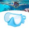   Diving Goggles Anti Fog Tempered Glass Snorkeling Dive Mask with Silicone Strap Foldable Panoramic View Swim Goggles