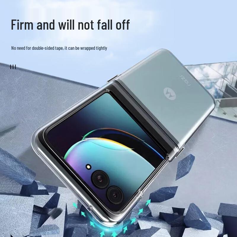 Transparente Vollschutzhülle für Motorola Razr Foldables