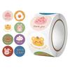 1 Inch Thank You Sticker Cute Animal Pattern 500 Sheets Roll for DIY Scrapbooks Journal Greeting Cards Gift Bag Wraps Flower Bouquets Business Birthd