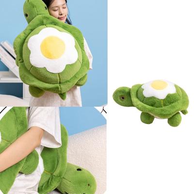Charm Cartoon Turtles Stuffed Plushie Pillow,Soft Huggables Cushions for Travel,Home Decorative Pillow Bedroom Accessory