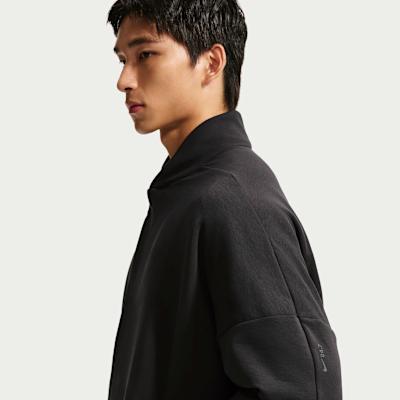 Nike Jackets Men's Black Baseball Collar Moderate