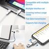 Set of 5 Versatile USB Adapters Converting USB C to USB A Featuring a USB 3.0 Hub for Quick Charging And OTG Functionality 3
