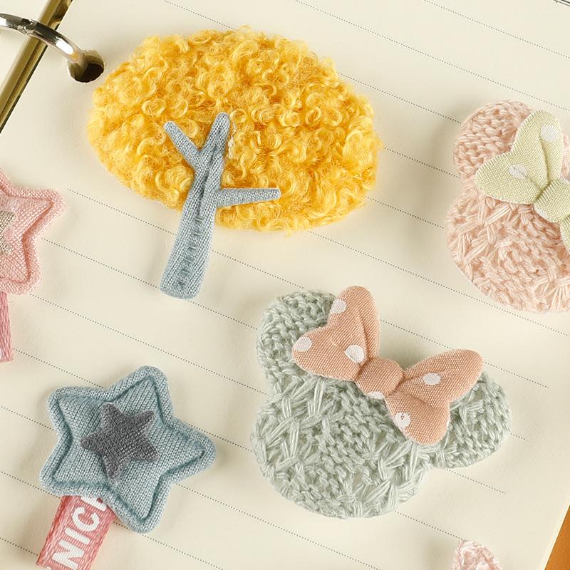 Coral Socks, Shoes And Hats, Decorative Accessories, Bear Pentagram, Animal Hairpin, Accessories, Brooch, Handmade Diy Accessories, Cloth Sticker.