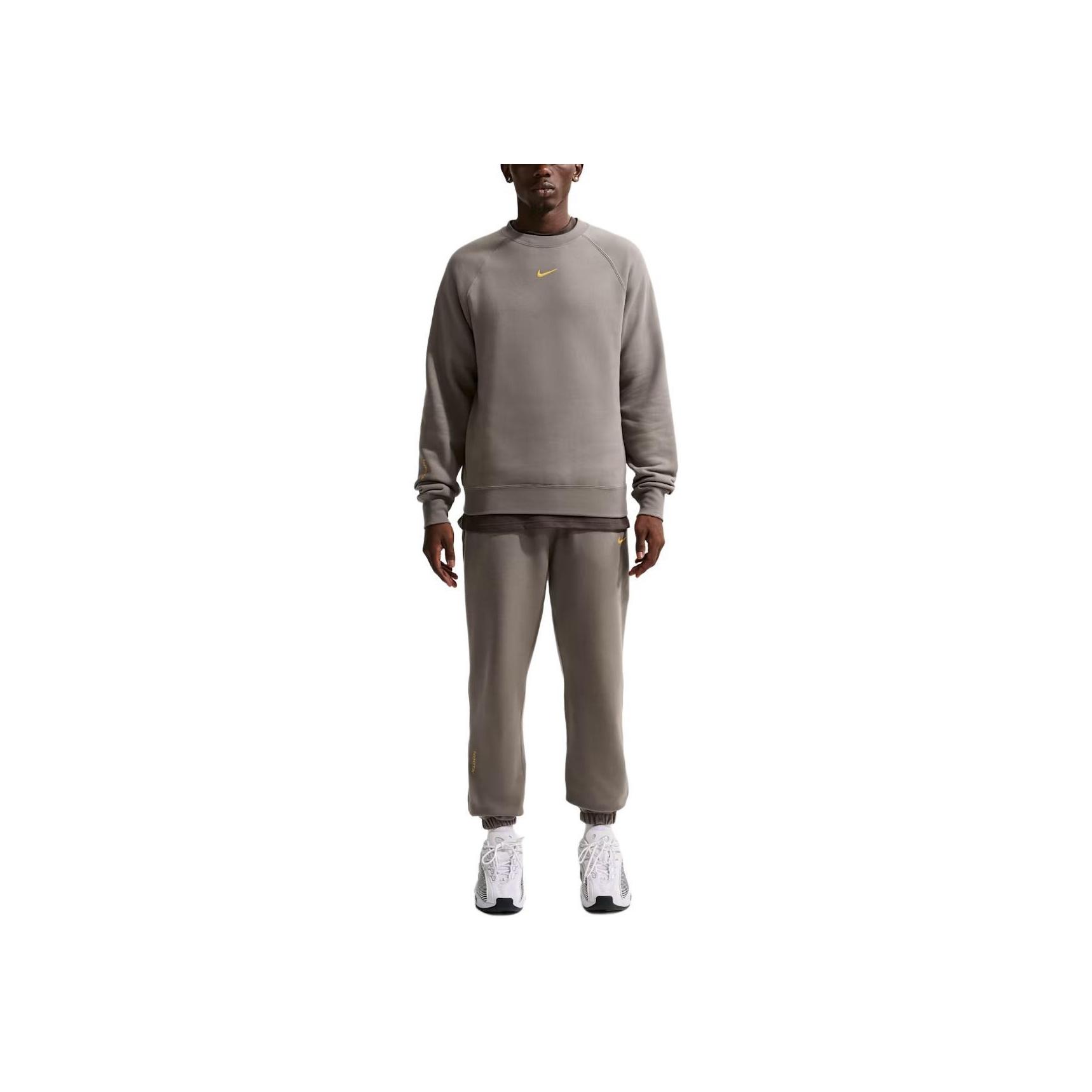 Nike x NOCTA Fleece CS Crew Olive Grey Men Tops FN8160-042 S