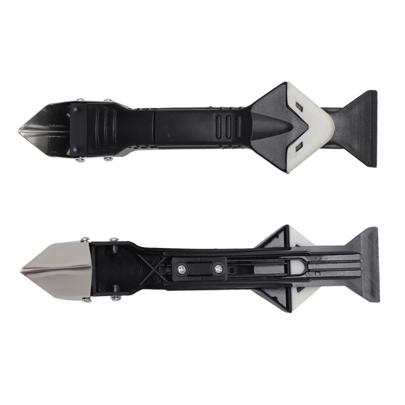 Beauty seam tool, metal glue scraper, glass glue scraper, spatula, rubber scraper set, glue scraper, silicone angle scraper