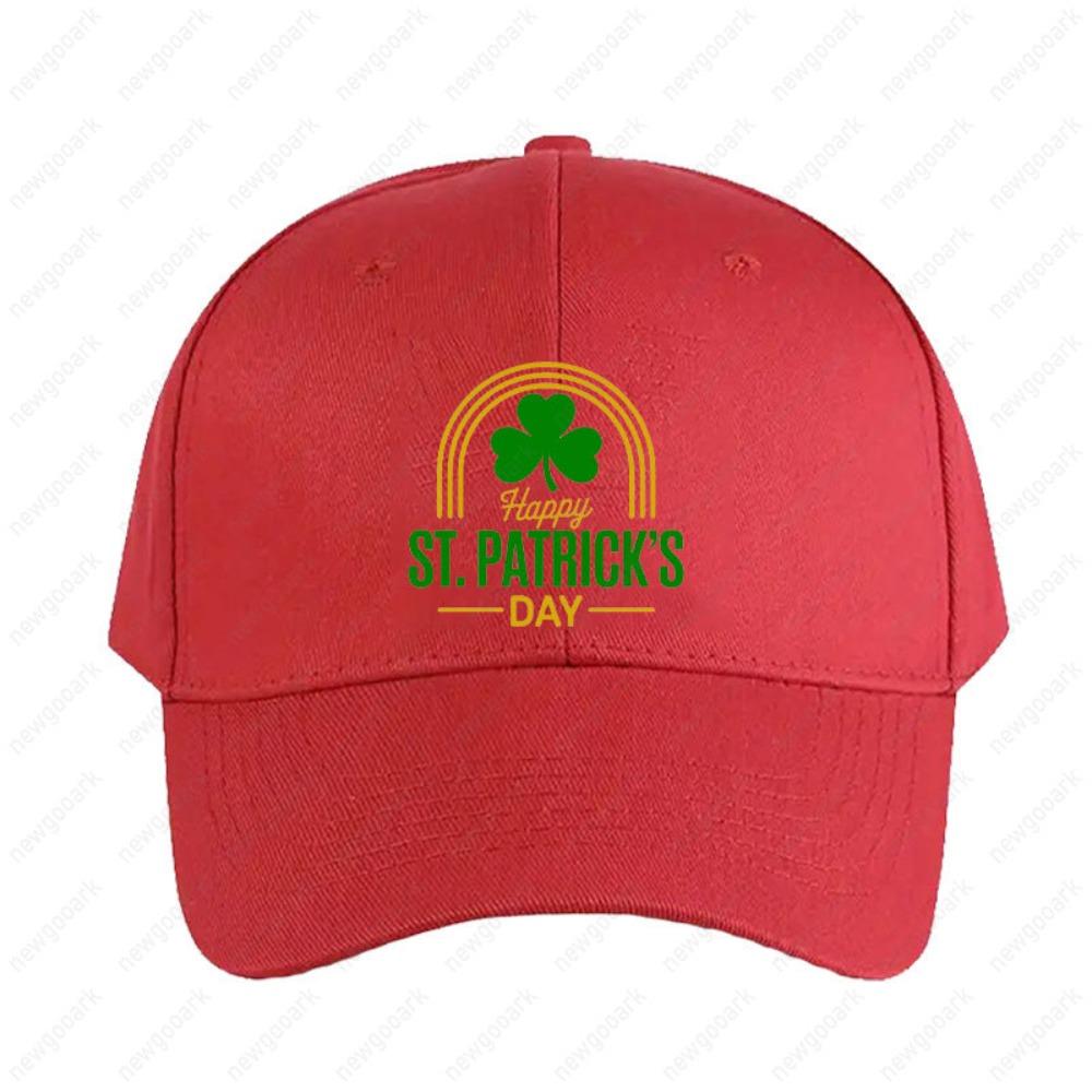 Irish Happy St. Patrick's Day Adult Cap Summer Women Unisex Peaked Hat Fashion Casual Adjustable Printed Baseball Caps Trucker Cap