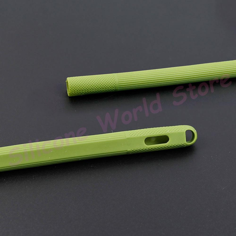 Silikon Welt Silikon Stifteetui Touchscreen Stifteetui für Apple Pencil 2. Gen Silikon Schutzhalter Abdeckung Kratzfeste Hülle