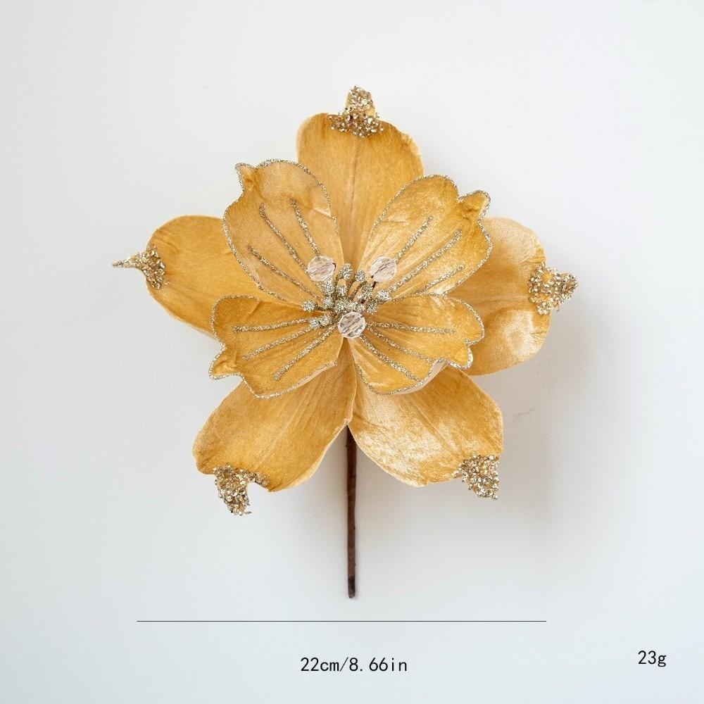 Magnolienblüte Weihnachtsbaumschmuck Simulation Weihnachtsbedarf Weihnachtsbaumanhänger Heimdekoration