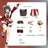 Game Genshin Impact Lantern Rite Xiangling Cosplay Costume  Year's Cheers Xiangling Women Halloween Role Play Dress