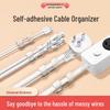 Universal Adhesive Cable Organizer Clip for Wall - Wire Holder & Routing Storage