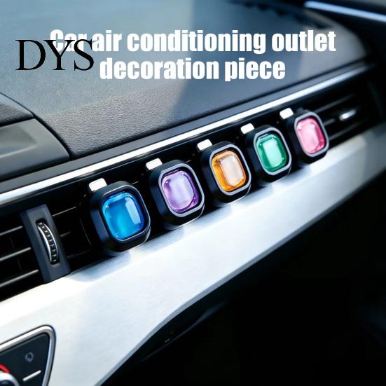 Car Air Freshener Vent Clip 4Pcs Freshener, Wind-Powered Scent Diffuser Fresh Interior Decor with Breathable Membrane, Leak-Proof Odor Eliminator for