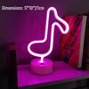 Luz de Mesa LED Neon para E-Sports e Decoração de Quarto