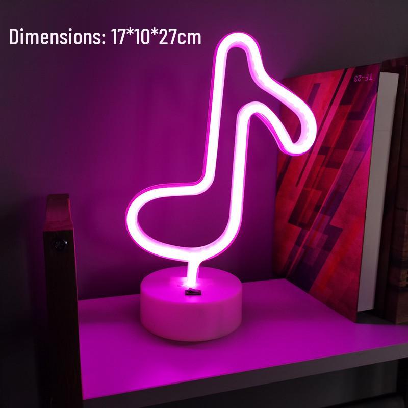 Luz de Mesa LED Neon para E-Sports e Decoração de Quarto