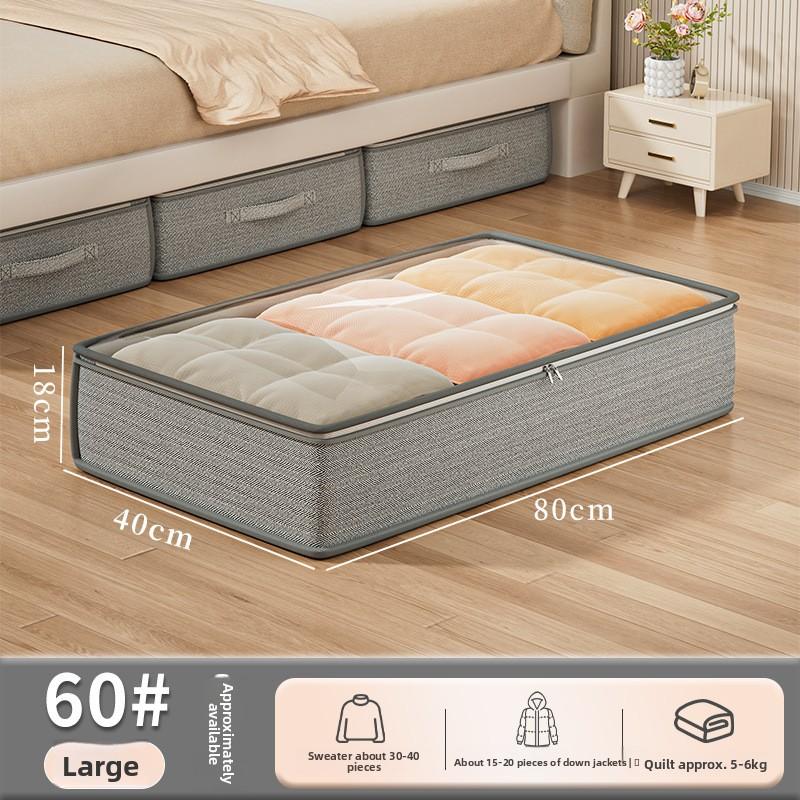 Bed Bottom Storage Box, Flat Household Drawer Style Seasonal Quilt Sorting Box, Under Bed Storage Artifact, Clothes Storage Box