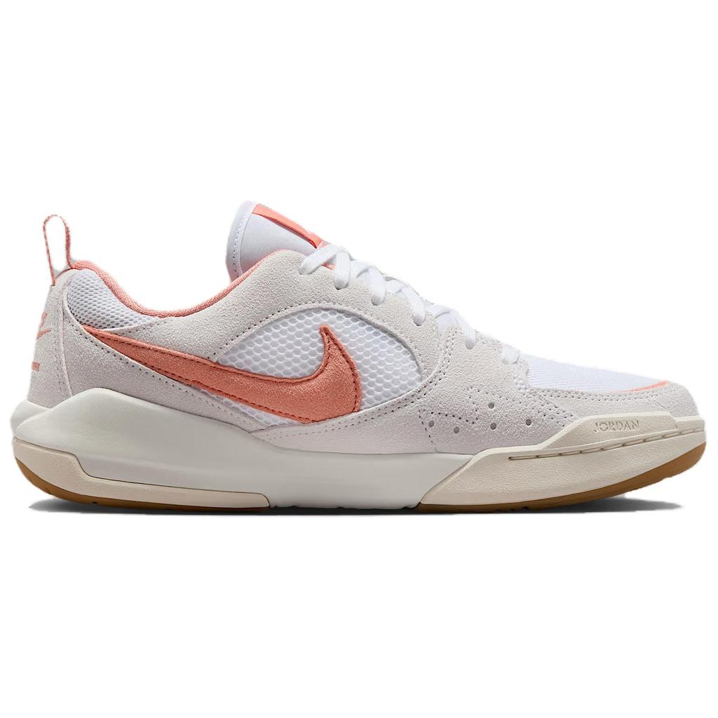 New Jordan CMFT Era Abrasion Resistant Low Top Vintage Basketball Shoes Women's White Umber HJ6778-108