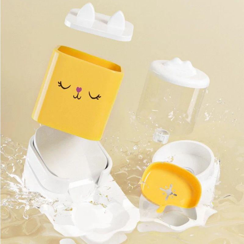 Automatic Cat Feeder Pet drinking bowl large capacity food storage bucket Easy Clean Cats Dog Accessories