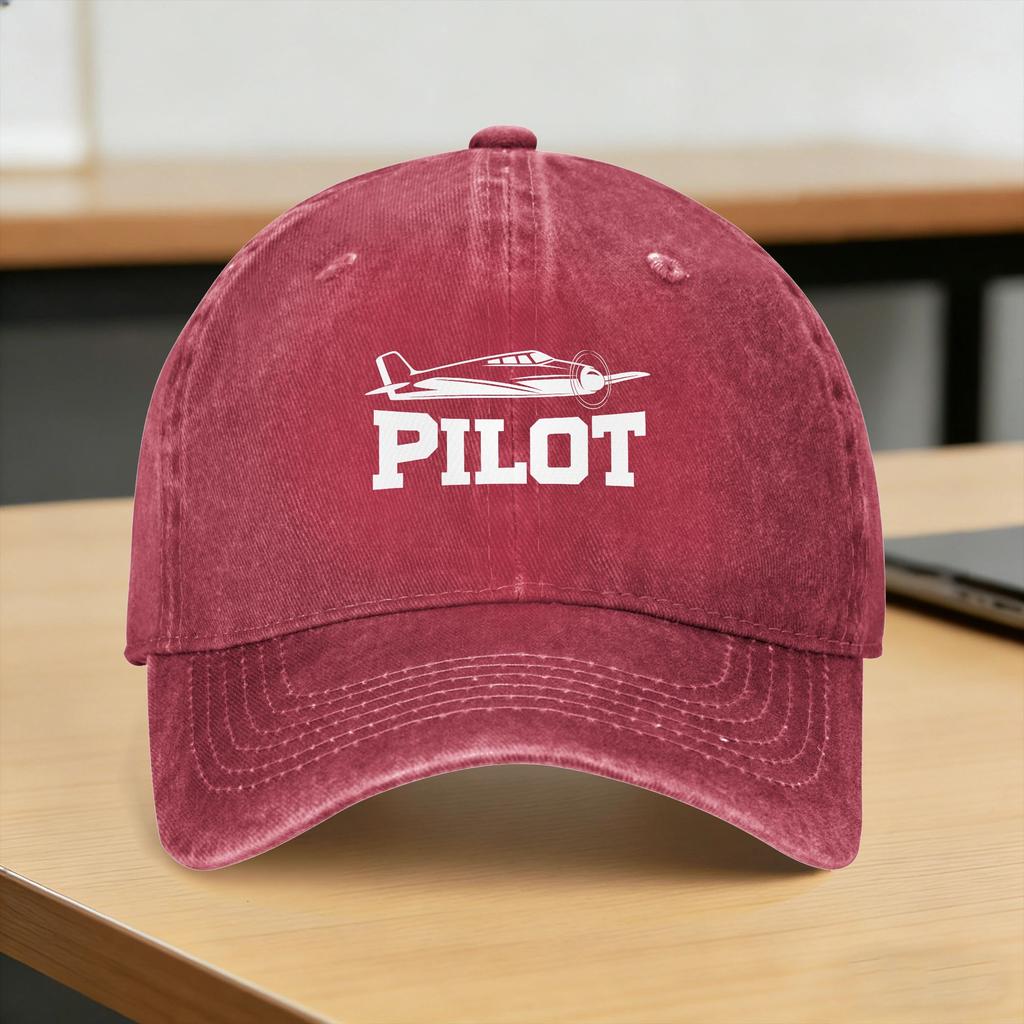 Plant PILOT Logo Baseball Cap Hiking Fishing Breathable Hip Hop Hats Unisex Women Trendy Print Baseball Caps
