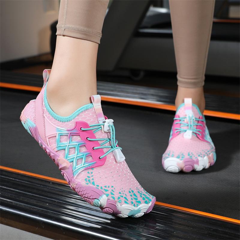 Summer New Fashion Green Men's Aquatic Sneaker Unisex Breathable Quick-drying Wading Shoes Plus Size 48 Barefoot Shoes for Men