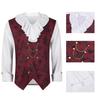 Halloween Men Literary Medieval Vampire Jacket Dress Stage Cosplay Retro Clothes
