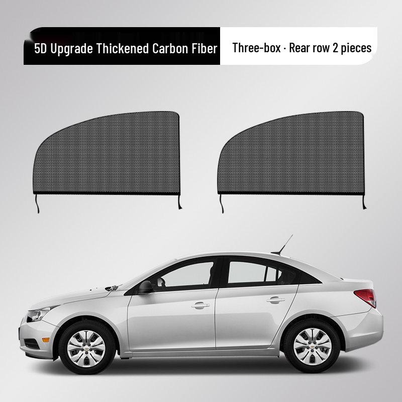 Car Sunshade & Anti-Mosquito Screen: Heat Insulation Window & Windshield Screen with Side Curtains for Interior Use