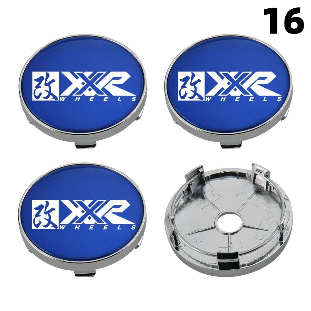 4PCS OD 58MM/60MM/63MM/65MM Cap For Rims SSR XXR Emblem Wheel Center Cap Sport Car Logo Wheel Cover Hub caps