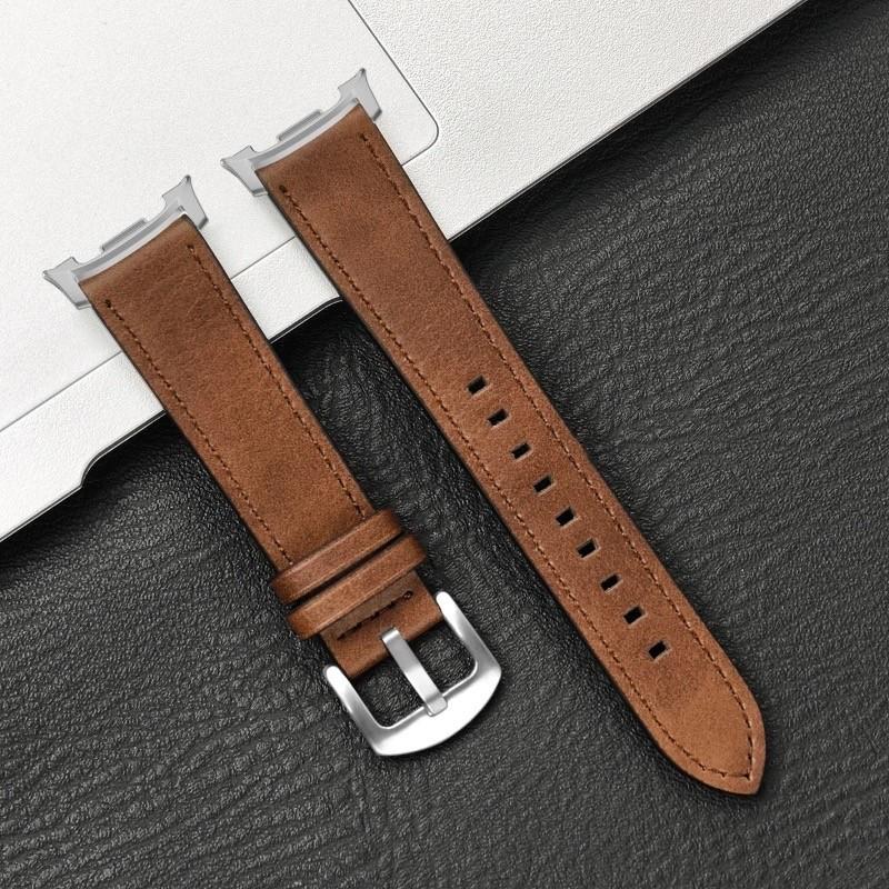 Leather Strap for Samsung Galaxy Watch 8 Ultra2 Quick Release Band for Samsung Galaxy 8 Classic