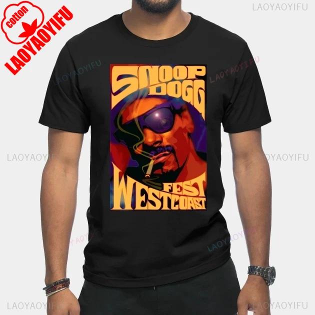 Hip Hop Star Snoop Dogg T Shirt Creative Printed Tshirt TopMale Women Dj Fashion Tee Rock Kid Harajuku Tees Men Cotton Clothing