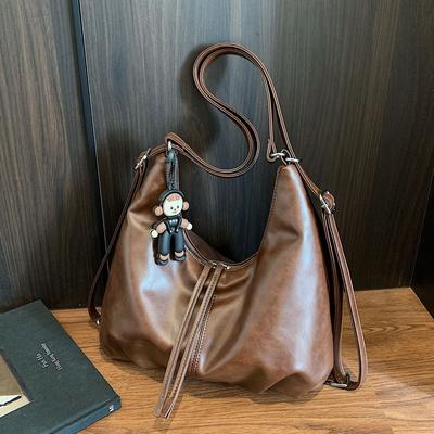 Mochila multifuncional, mochila casual, bolsa feminina, moda urbana, bolsa de ombro grande, capacidade