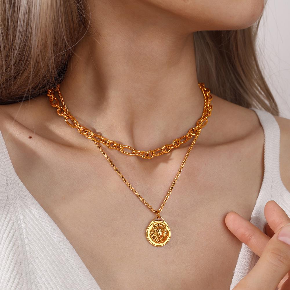3D Animal Pendant Collection: Lion, Eagle, Deer, and Snake - Versatile Jewelry Accessory