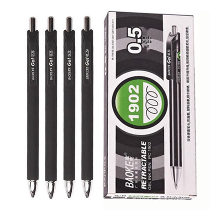 Bao Ke Business Click Gel Pen 0.5mm Signature Pen PC1902 0.5mm чёрный